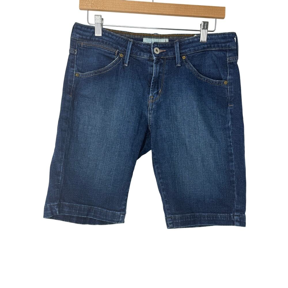 Levi’s 545 Jean Bermuda Shorts Women’s 8 Mid Rise Stretch Y2K Classic Denim